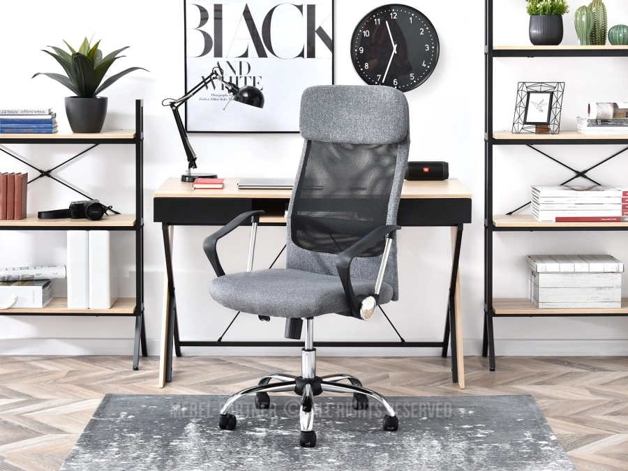 Ergonomiczny fotel biurowy z siatką mesh